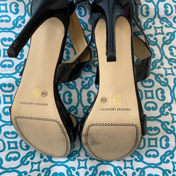 Black Jack Patent Chinese Laundry Heels - Picture 3 of 11